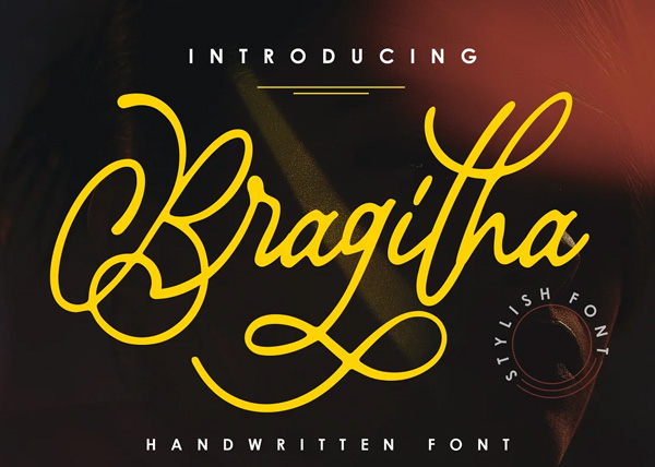 Bragitha Handwritten Free Font Bragitha Handwritten Free Font