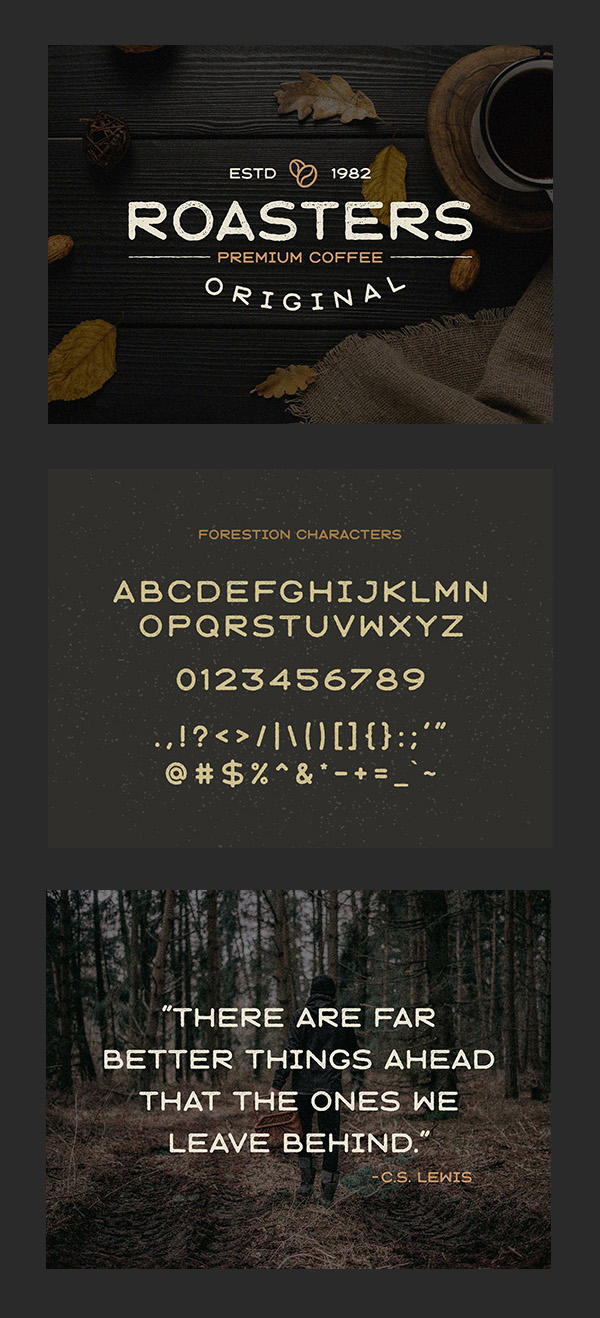 Forestion Vintage Free Font Forestion Vintage Free Font