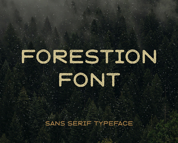 Forestion Vintage Free Font Forestion Vintage Free Font