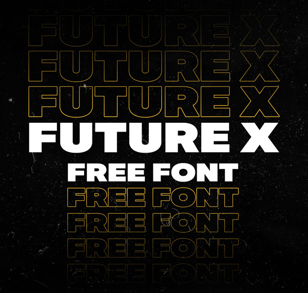 Future X Free Font Future X Free Font