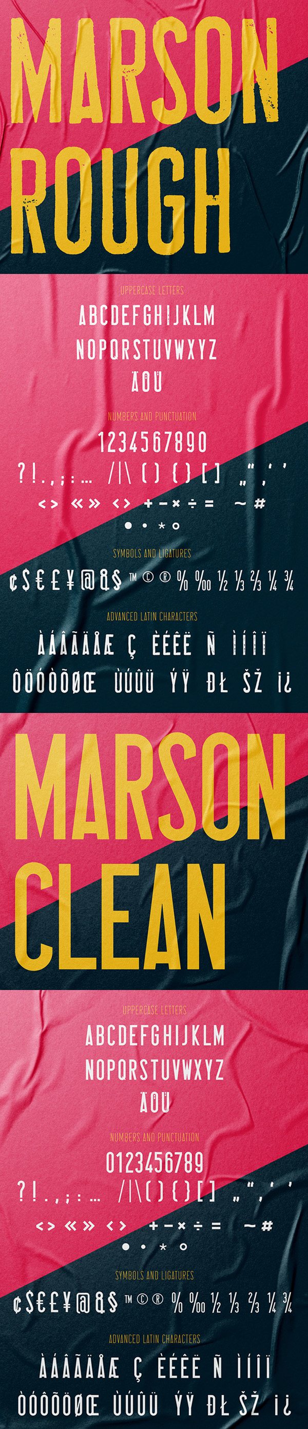 Marson Condensed Free Font Marson Condensed Free Font