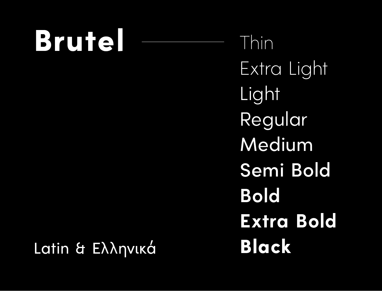 Brutel iordanis passas graphic type design